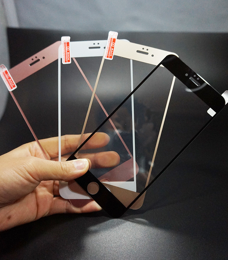 For 三星NOTE7/iPhone 5S鋼化膜 I6絲印全屏鋼化膜貼膜手機貼膜批發・進口・工廠・代買・代購