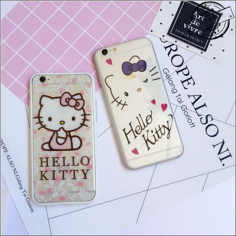 iPhone6S卡通前後保護膜Kitty貓透明鋼化膜蘋果6plus防爆膜5s批發・進口・工廠・代買・代購