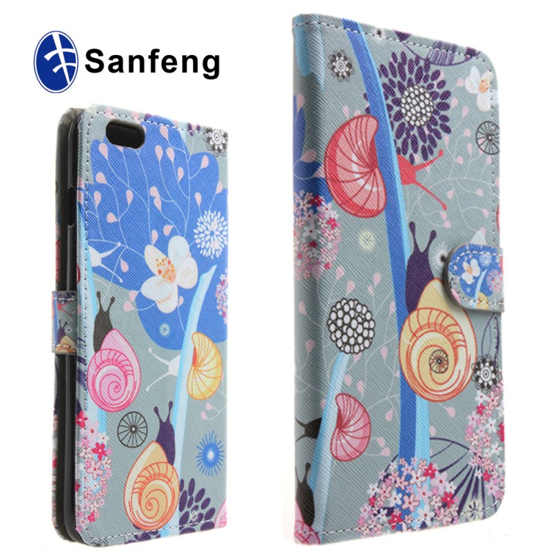 蘋果iphone6S手機皮套 6plus十字紋前扣手機保護套 彩繪皮套批發・進口・工廠・代買・代購