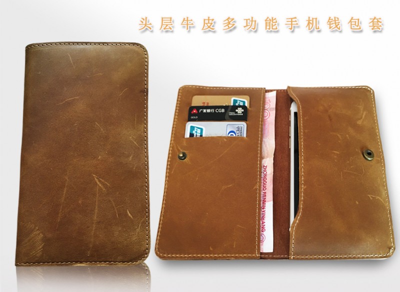 真皮 iphone6手機皮套 錢包套 蘋果6S真皮保護套 插卡錢包手機套批發・進口・工廠・代買・代購