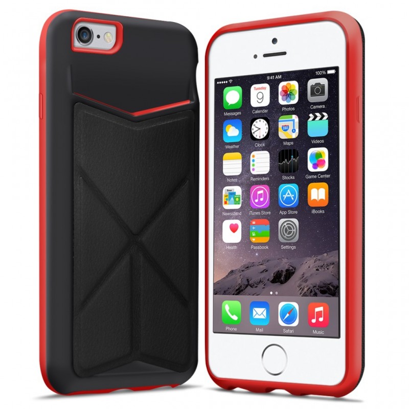 iPhone6 case皮套 保護套iPhone 6plus 金剛系列多角度支架帶卡袋工廠,批發,進口,代購