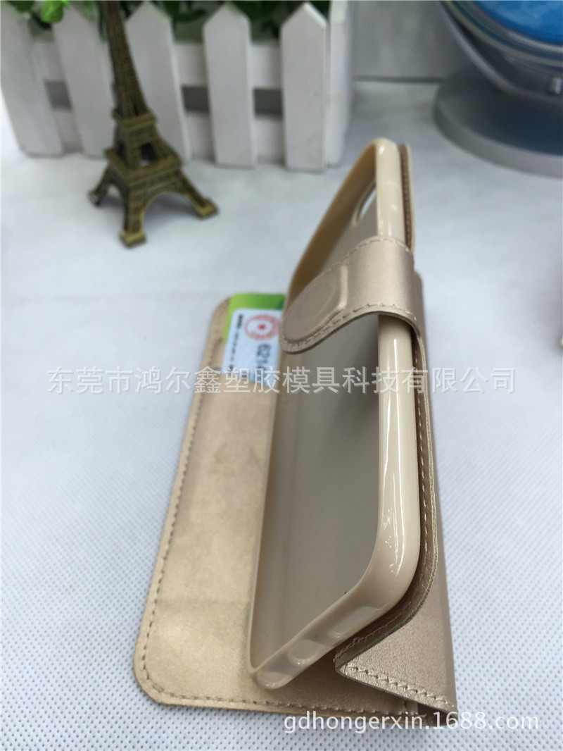廠傢直銷 油邊車縫帶扣 插卡皮套蘋果IPHONE6G 4.7小魔女PC+PU工廠,批發,進口,代購