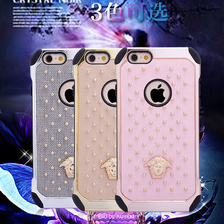 蘋果iPhone6s手機皮套6plus手機殼防摔保護套時尚大牌貼皮柳丁套工廠,批發,進口,代購