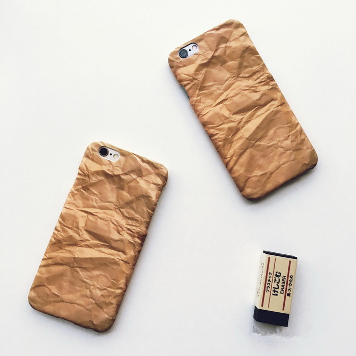 iPhone6S手機殼簡約創意牛皮紙磨砂蘋果6plus保護套5se外殼硬殼批發・進口・工廠・代買・代購