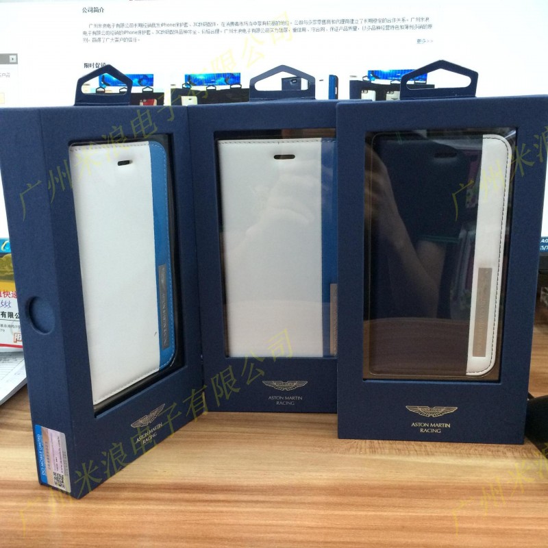 原裝阿斯頓馬丁永恒系列 蘋果iPhone6/6plus進口真皮翻蓋皮套批發・進口・工廠・代買・代購