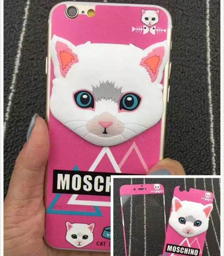 韓版喵喵立體鋼化膜貓貓蘋果iphone6/6s plus鋼化膜手機保護膜批發・進口・工廠・代買・代購