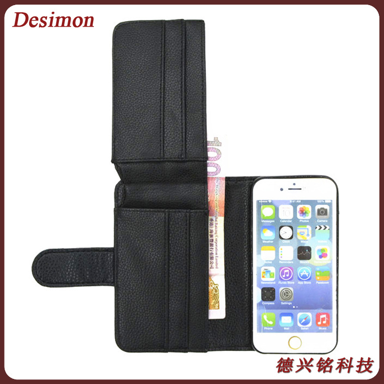 配件批發定製蘋果iphone6荔枝紋插卡超級錢包手機保護皮套德興銘工廠,批發,進口,代購