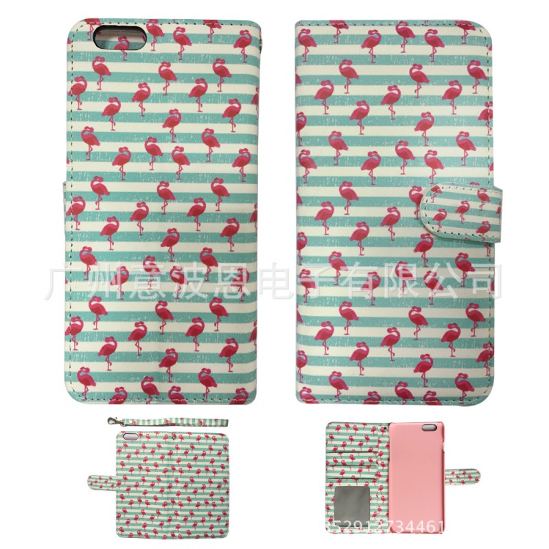 廠傢訂做 花紋圖案印刷 iPhone 6/6 Plus 左右開插卡翻蓋皮套錢包工廠,批發,進口,代購