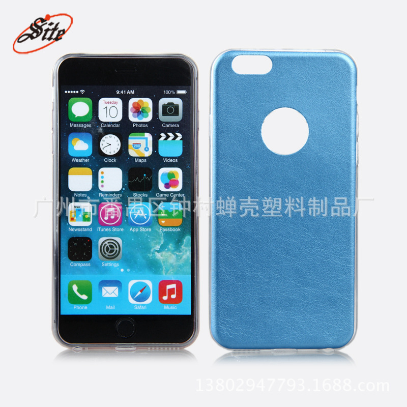 新款iPhone6/6s手機殼皮紋IMD手機套 奢華軟殼tpu保護套 廠傢直銷批發・進口・工廠・代買・代購