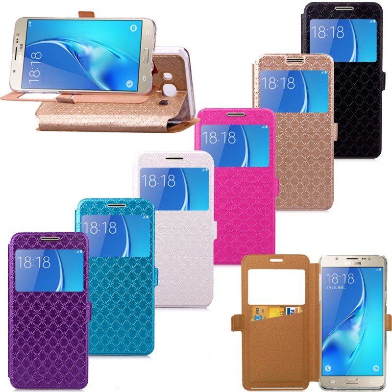 新款 6S 菱格紋翻蓋手機殼 6S plus 支架插卡皮套 G5單開窗批發・進口・工廠・代買・代購