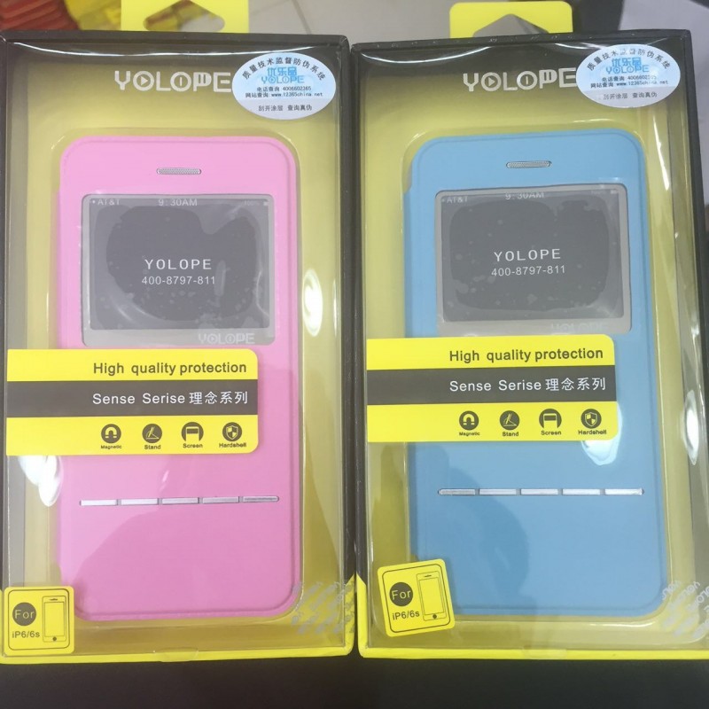 特價清貨 iPhone6適用翻蓋視窗皮套 精美包裝手機殼保護套批發靚批發・進口・工廠・代買・代購