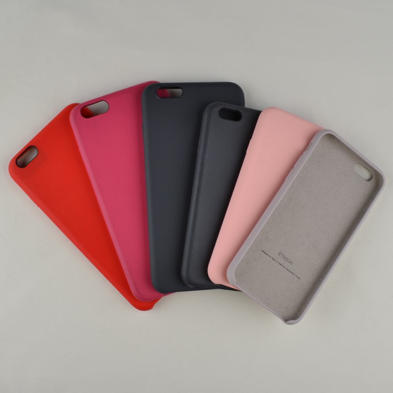 通用ip6+ 6s+液態矽膠套 5.5寸 矽膠+PC+超纖 保護套 多色工廠,批發,進口,代購