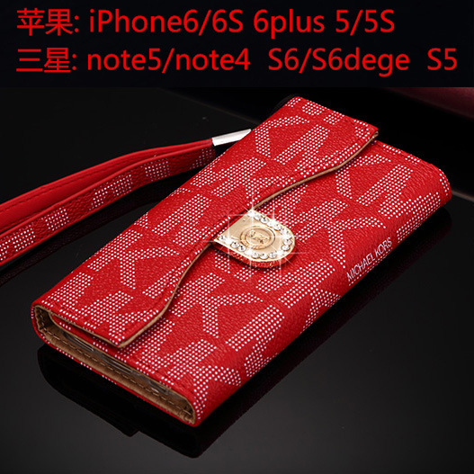 MK 蘋果iPhone7/6S皮套 三折iPhone7plus手機套 5S奢華外殼工廠,批發,進口,代購
