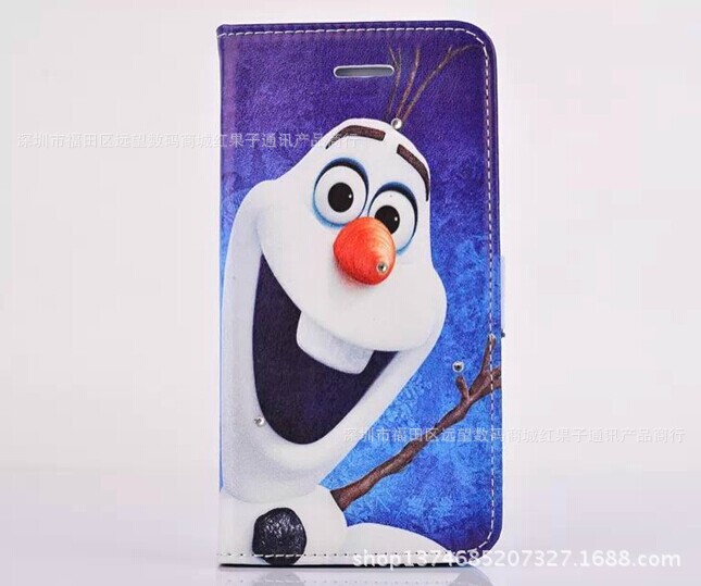 蘋果iphone5S卡通保護套 iphone6S/6plus全包邊插卡支架外貿皮套批發・進口・工廠・代買・代購