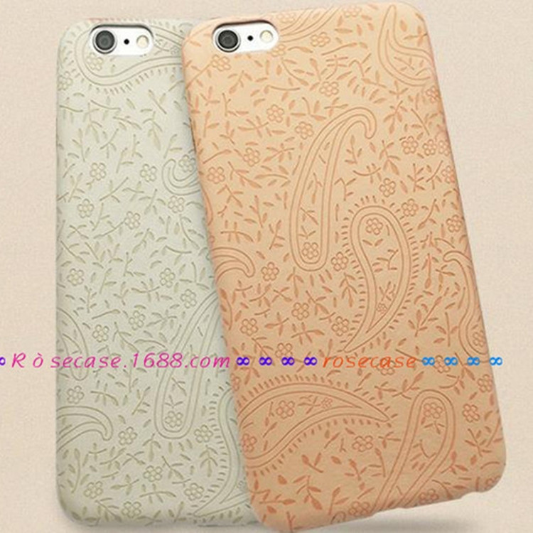 韓國小清新文藝碎花蘋果iphone6/6s plus超薄皮質手機保護殼套批發・進口・工廠・代買・代購