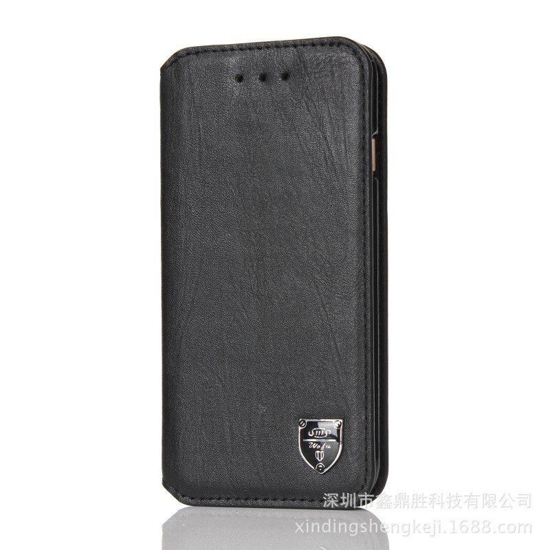 高級插卡皮套工廠批發蘋果復古吸磁皮套通用6plus復古手機皮套批發・進口・工廠・代買・代購