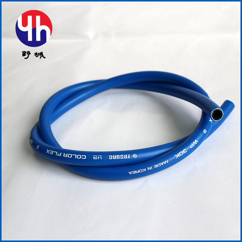 藍色耐火耐高溫pvc軟管 野城彩色彈性軟管 自動設備高壓軟管批發工廠,批發,進口,代購