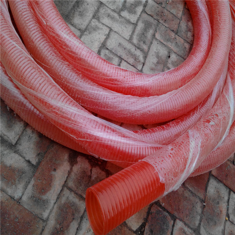 供應紅色牛筋管 紅色耐磨牛筋管吸排輸送牛筋管 吸糧機專用膠管批發・進口・工廠・代買・代購