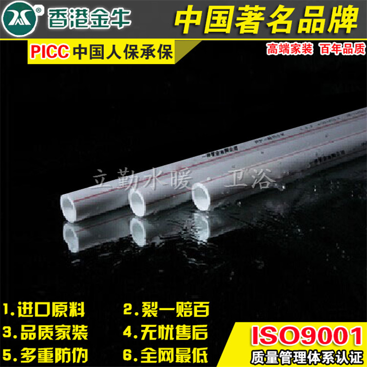 立勤 香港金牛PPR全新料水管 規格齊全 PPR傢裝工程水管工廠,批發,進口,代購
