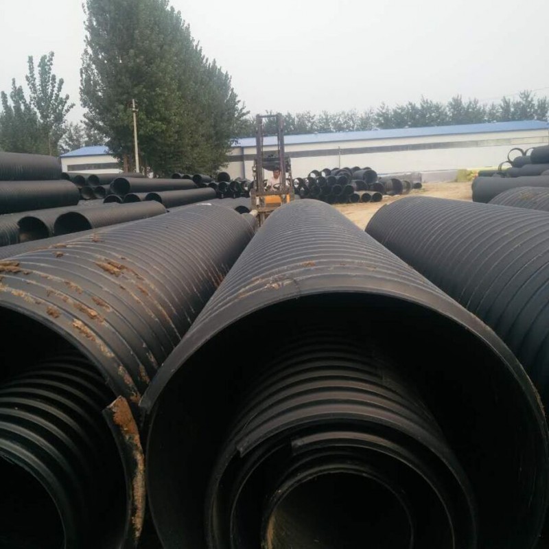 廠傢直銷 PE大口徑排水管 DN1200 PE鋼帶增強螺旋波紋管 SN工廠,批發,進口,代購