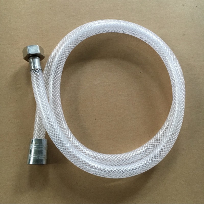 透明網紋PVC淋浴管網紋管花灑軟管工廠,批發,進口,代購