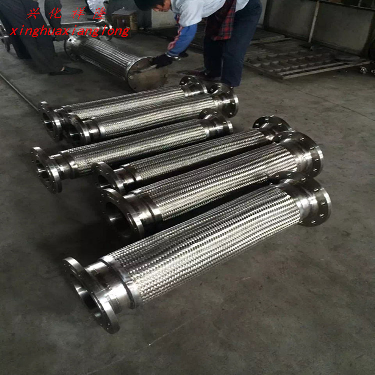 304不銹鋼波紋管DNφ100法蘭波紋管 金屬波紋管1.2M高壓蒸汽軟管工廠,批發,進口,代購