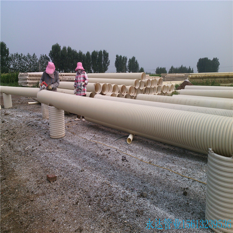 高鐵高速公路排水用pvc打孔滲水管 PVC315mm透水波紋管批發批發・進口・工廠・代買・代購