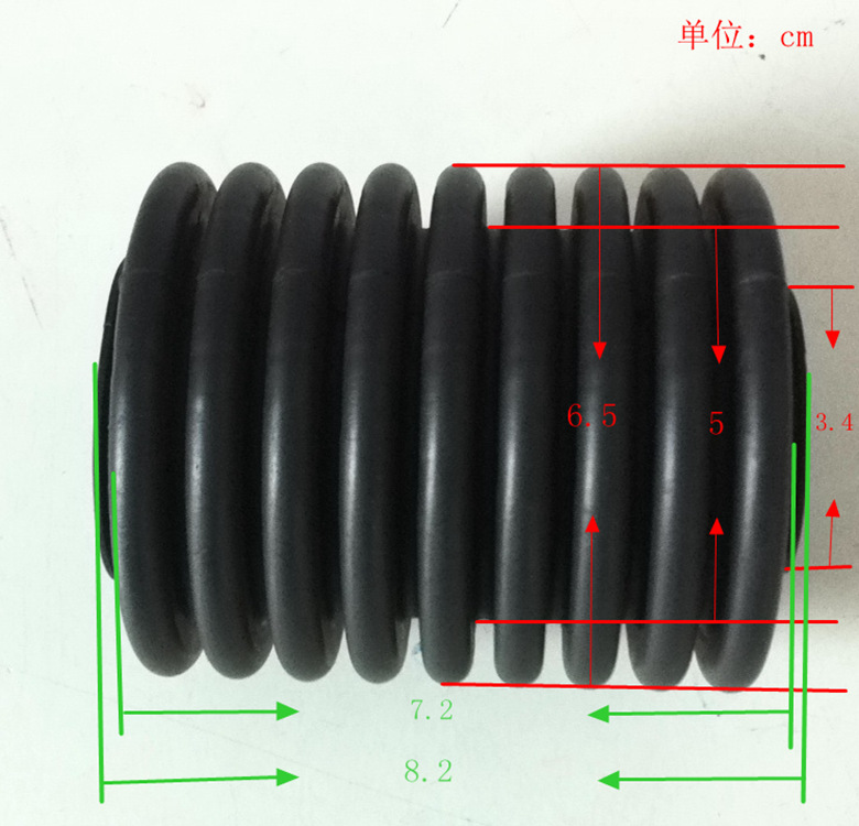廠傢生產耐高溫耐腐蝕橡膠波紋套  小型批發・進口・工廠・代買・代購