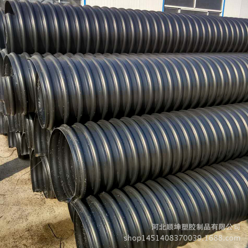 廠傢直銷HDPE大口徑鋼帶增強復合螺旋波紋管排污專用管大量批發批發・進口・工廠・代買・代購