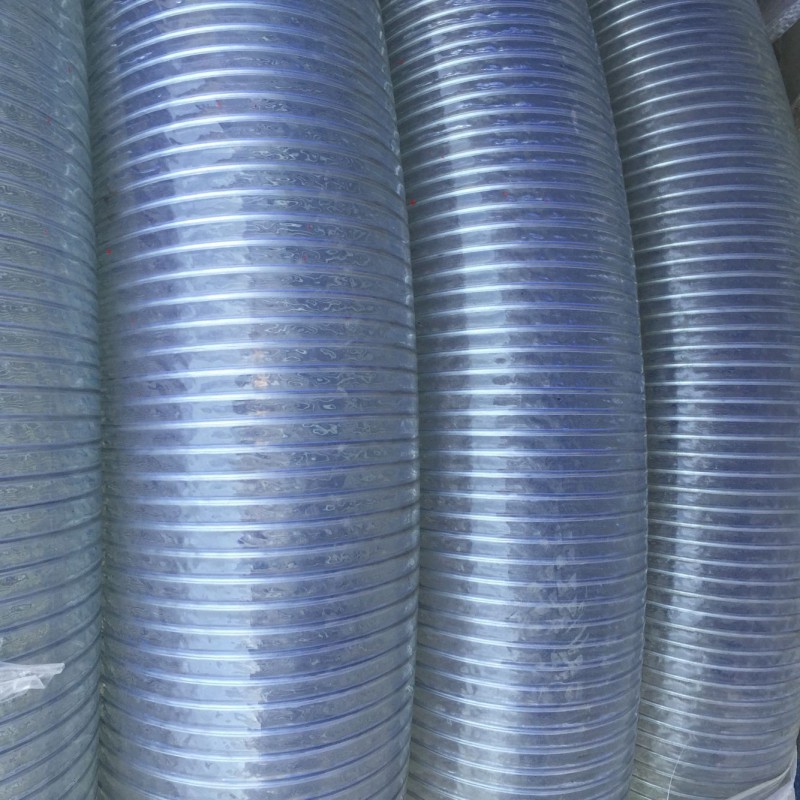 PVC透明鋼絲管 大口徑127PVC透明鋼絲螺旋增強軟管批發・進口・工廠・代買・代購