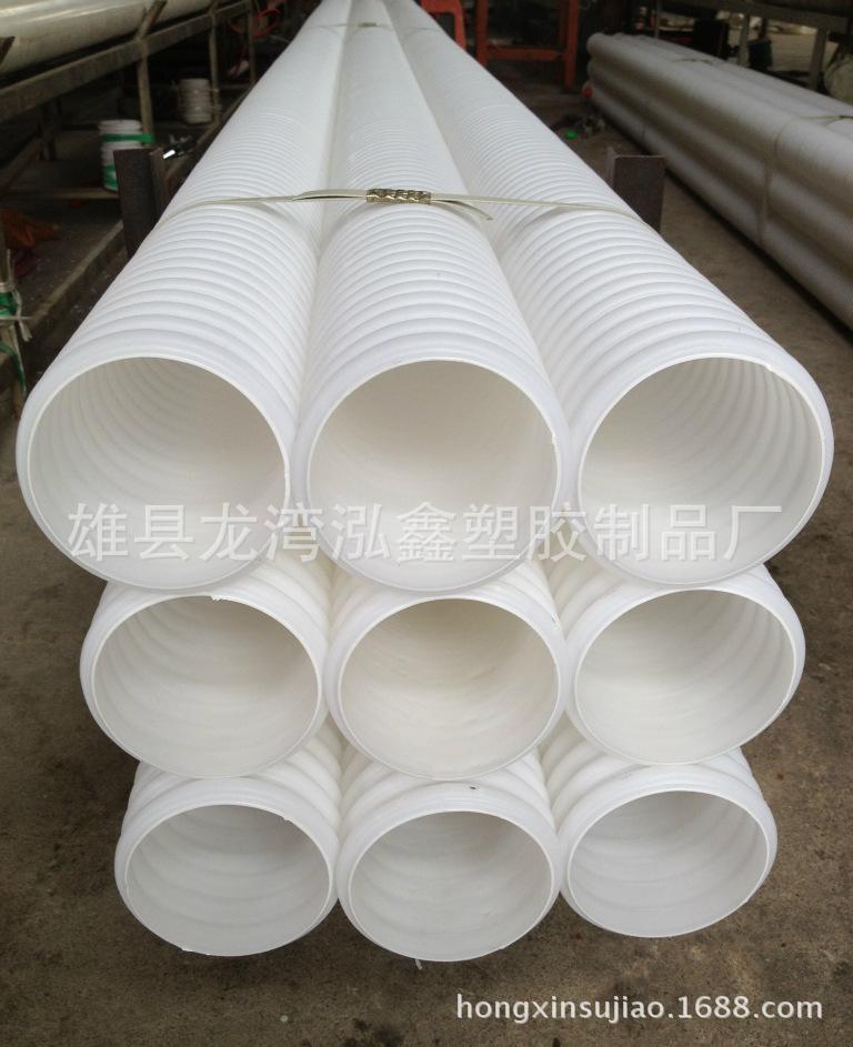 河北泓鑫廠傢直供pe110雙壁波紋管耐腐蝕穿線管工廠,批發,進口,代購