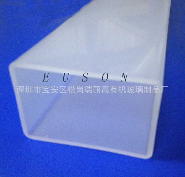 亞加力乳白半透明方管 亞克力高透光半透明方管 PMMA透明方管工廠,批發,進口,代購