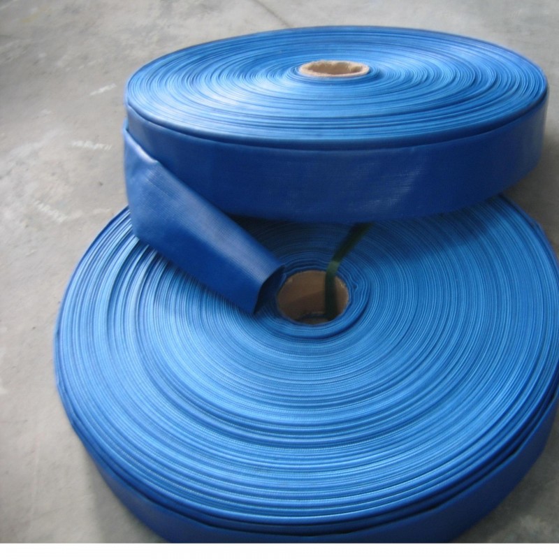 供應0.8“-8”藍色PVC高壓水帶。工廠,批發,進口,代購