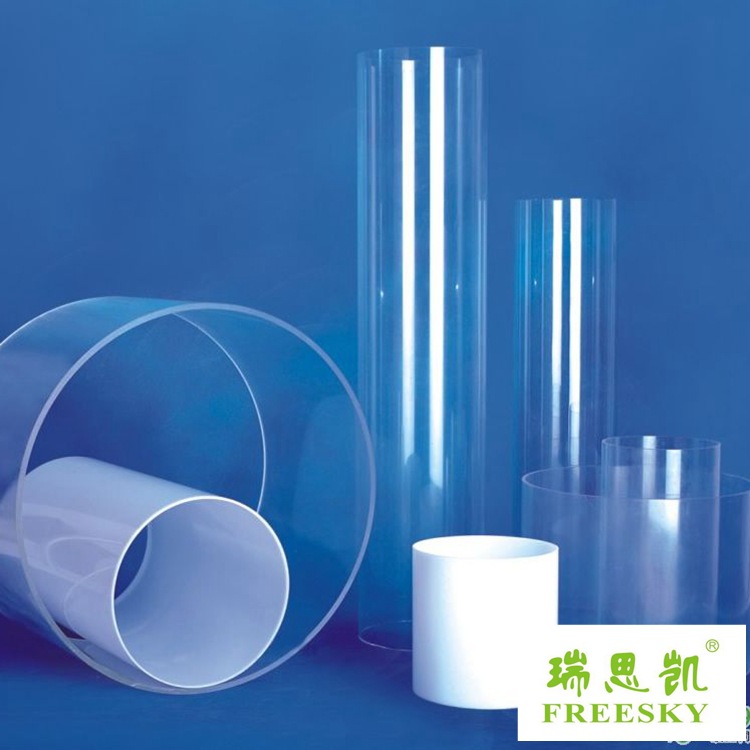 PC塑料圓形透明管 德國拜耳原料擠出型管材 PC管 采光管熱成型工廠,批發,進口,代購