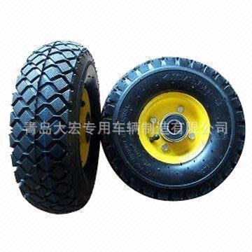廠傢供應物美價廉的8寸橡膠充氣手推車輪子批發・進口・工廠・代買・代購
