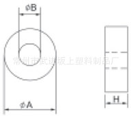 廠傢直銷 電子塑膠配件 磁環塑殼 CK-4工廠,批發,進口,代購