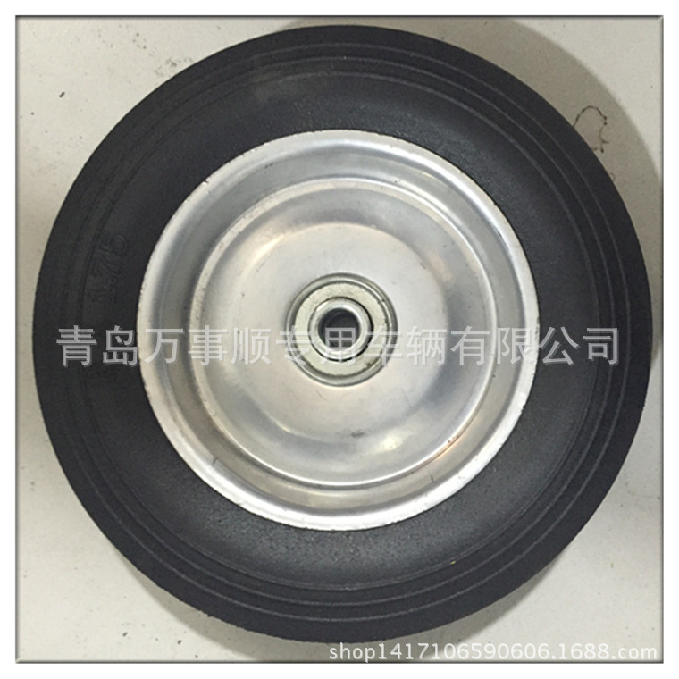 8寸橡膠實心輪8x1.75，8寸工具車實心輪輪子輪胎8x1.75，軸承20mm工廠,批發,進口,代購