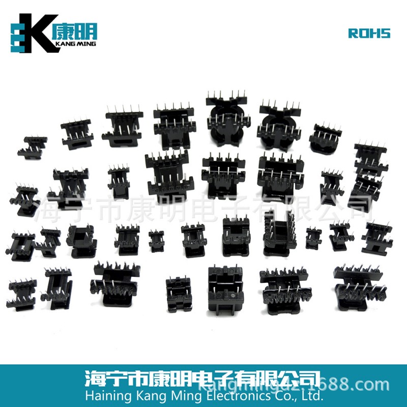 廠傢直銷 EE13立式3+3 10.0mm排距 電木骨架變壓器骨架工廠,批發,進口,代購