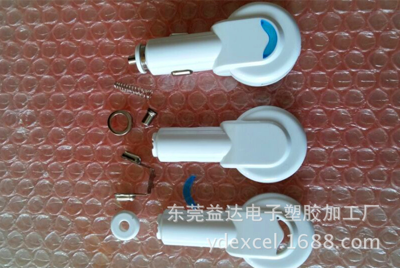 雙USB車充外殼；雙USB2.1A車載充電器外殼工廠,批發,進口,代購