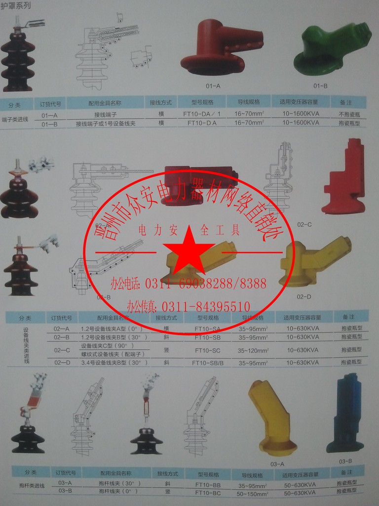 眾安電力大量供應變壓器高壓接線端子保護罩批發・進口・工廠・代買・代購