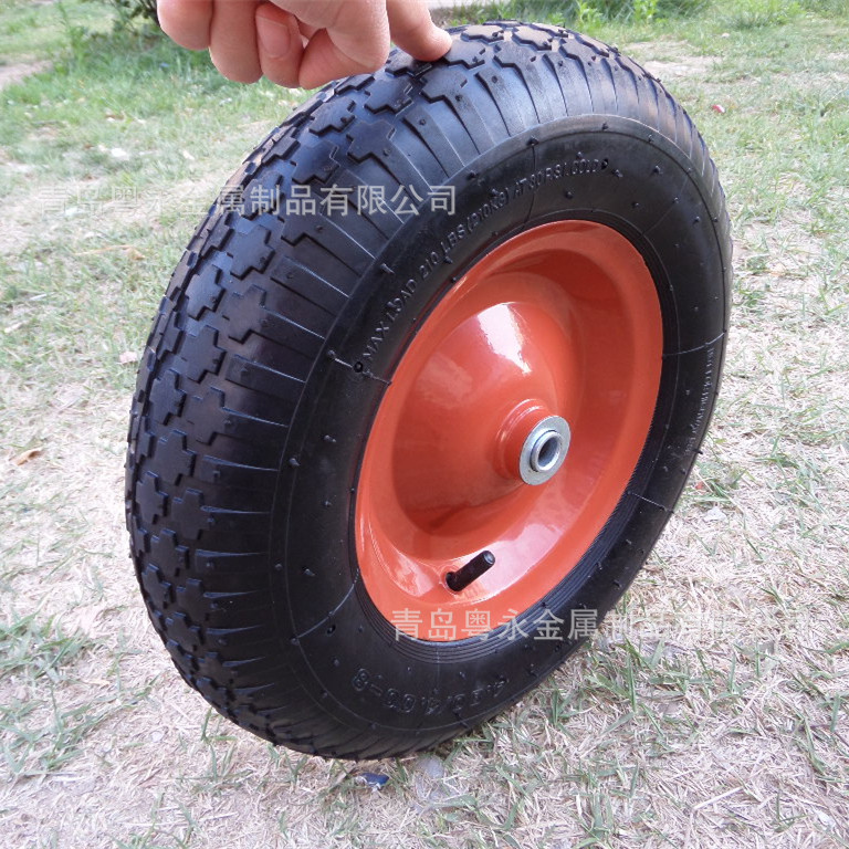 4.80/4.00-8橡膠充氣輪 手推車車輪 輪子廠傢 16寸寶石花氣胎輪子工廠,批發,進口,代購