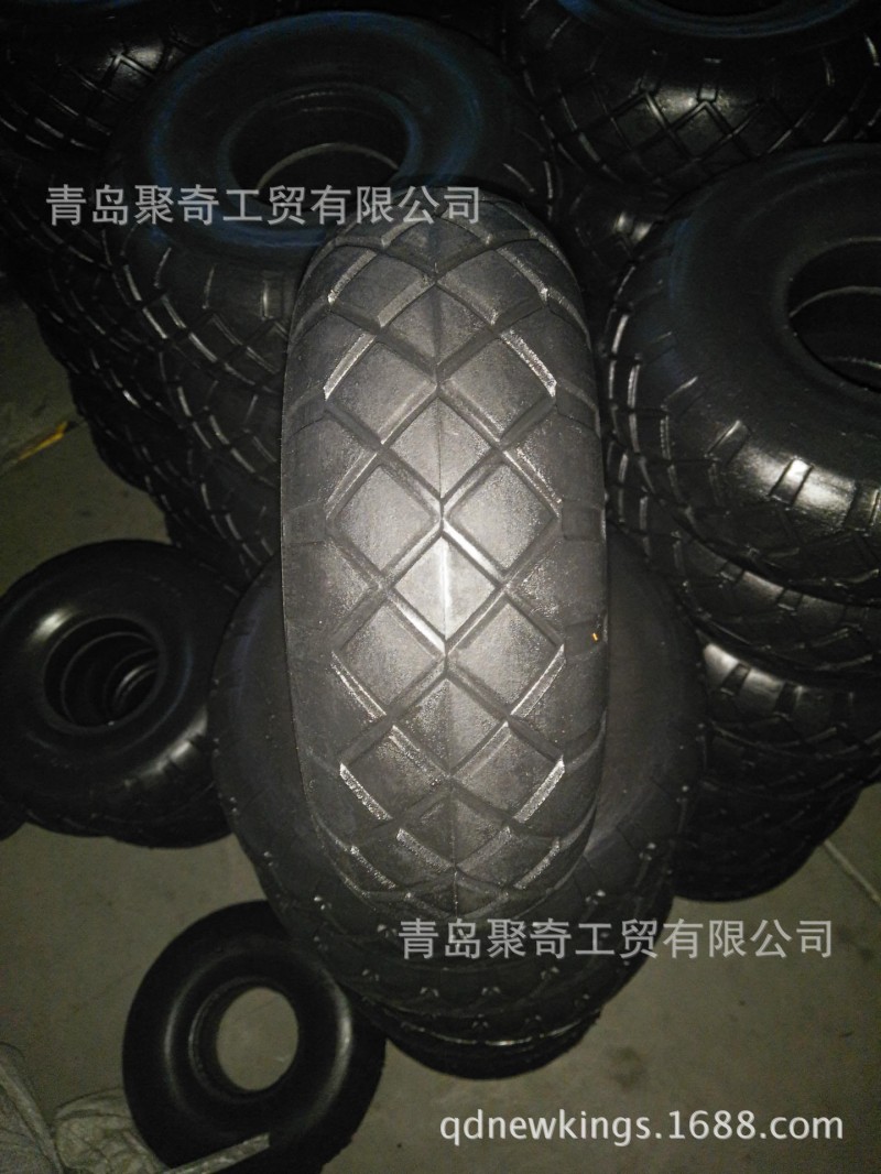 廠傢直銷：4.1/3.50-4 PU發泡輪子  PU塑膠輪子工廠,批發,進口,代購
