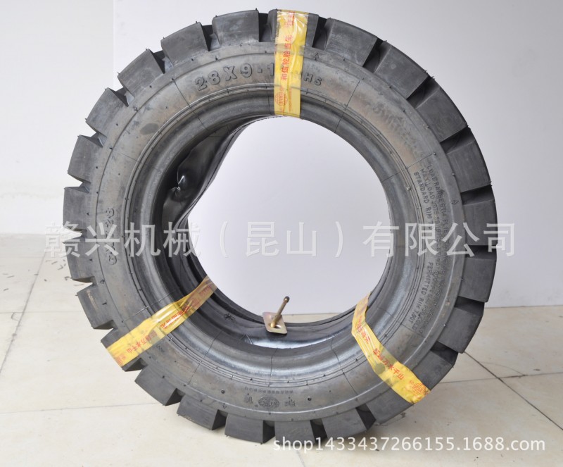 江蘇昆山批發供應高質量三包耐磨叉車輪胎工廠,批發,進口,代購
