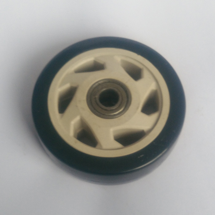 奧誠廠傢直銷中型黑白通花輪 耐磨手推車專用萬向腳輪耐磨靜音工廠,批發,進口,代購