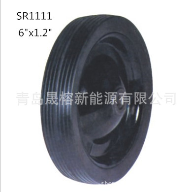 廠傢直銷優質6寸x1.2寸實胎輪  SR1111批發・進口・工廠・代買・代購