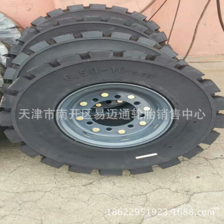批發叉車輪胎650-10 工程機械實心輪胎3噸叉車專用輪胎6.50-10批發・進口・工廠・代買・代購