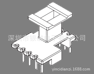 EE13型YC-EI-1311 5+4P 骨架 、電感線圈骨架廠傢工廠,批發,進口,代購