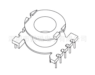 POT30骨架YC-POT-3019-1 5+5P,廠傢直銷，變壓器電感底座工廠,批發,進口,代購