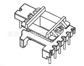 現貨EI16骨架 YC-EI-1604骨架、8P變壓器、電感線圈、骨架廠傢工廠,批發,進口,代購