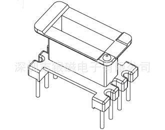 現貨EI10骨架 YC-EI-1002骨架、4+4P變壓器、電感線圈、骨架廠傢工廠,批發,進口,代購